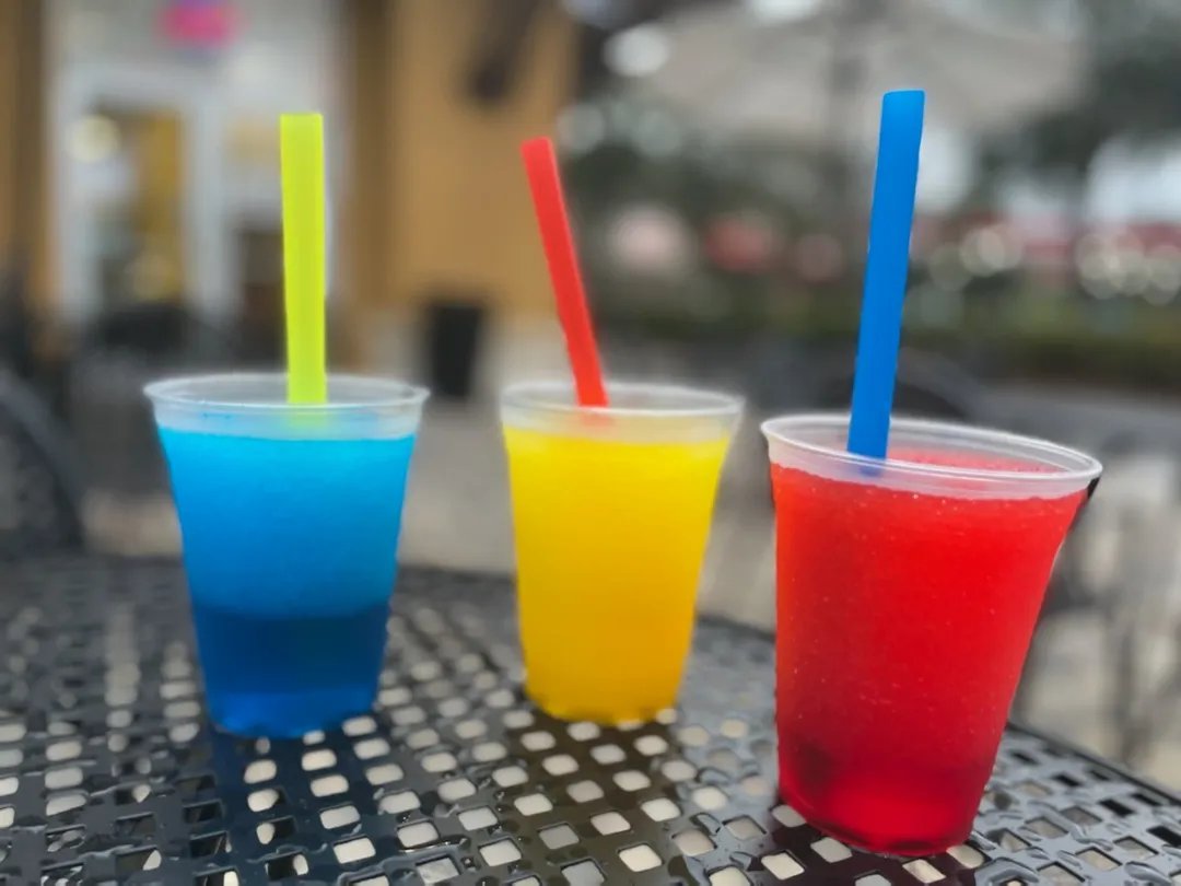 Vibrant slushies